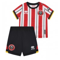 Maglia Calcio Sheffield United Prima Divisa Bambino 2024-25 Manica Corta (+ pantaloncini)